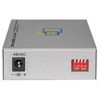 Медиаконвертер 10/100/1000-Base-T c PoE / 100/1000Base-FX с SFP-портом